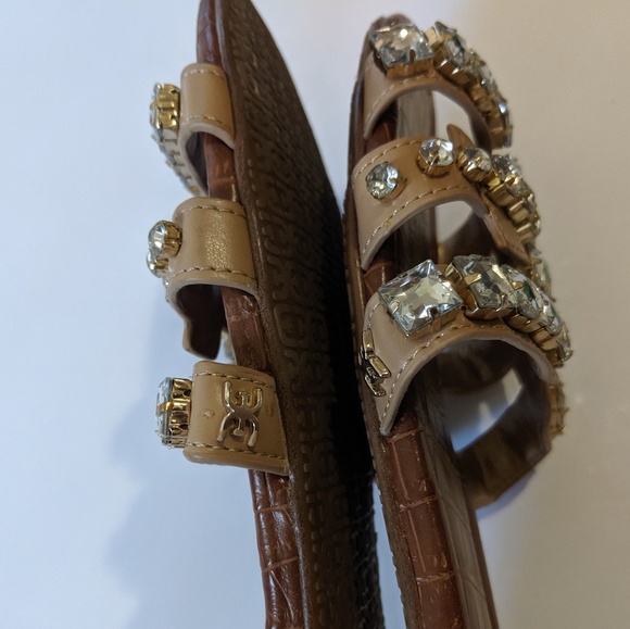 bay 2 embellished slide sandal